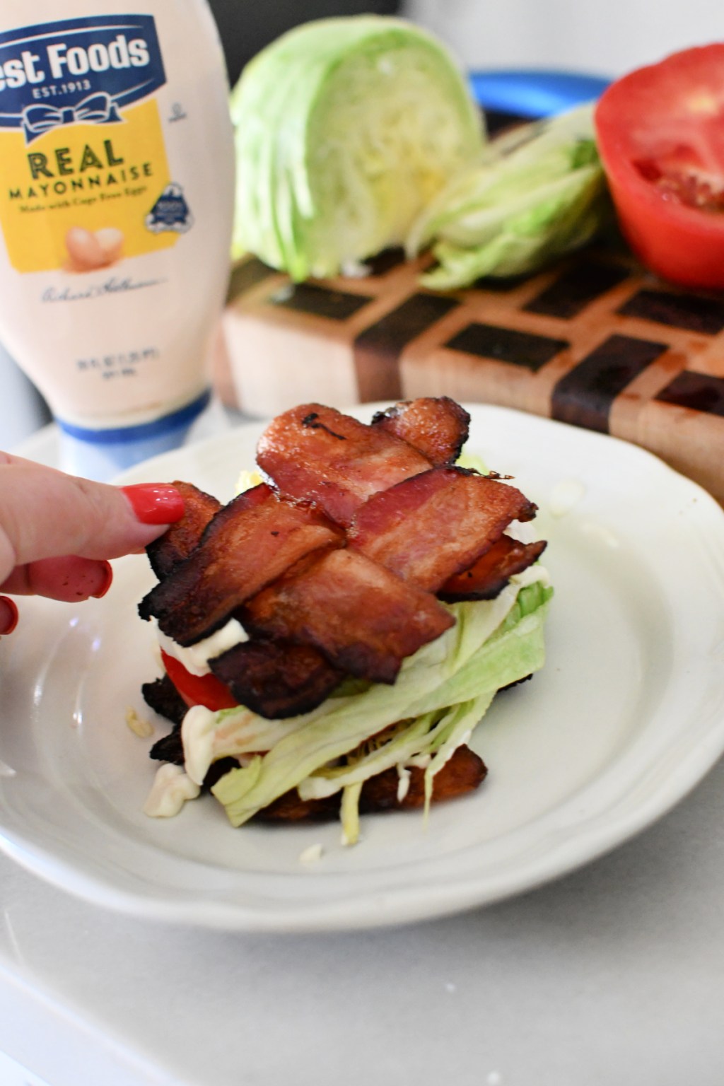 bunless bacon blt