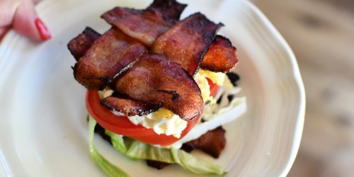 Make a Bunless Keto BLT Sandwich Using This Genius Bacon Weave Hack