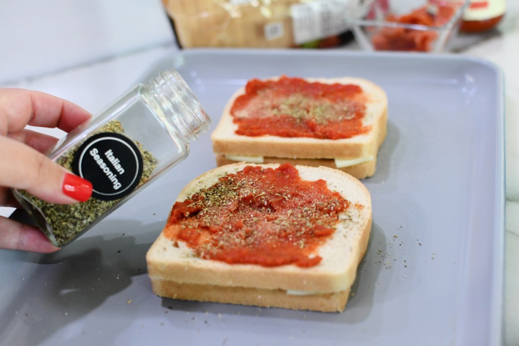 italian seasoning on keto toast