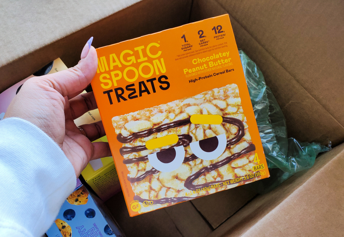 box of magic spoon keto high protein treats
