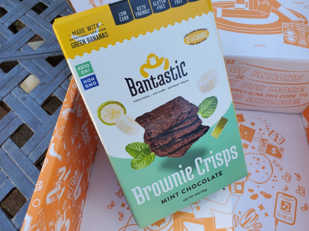 Bantastic brownie crisps from keto krate