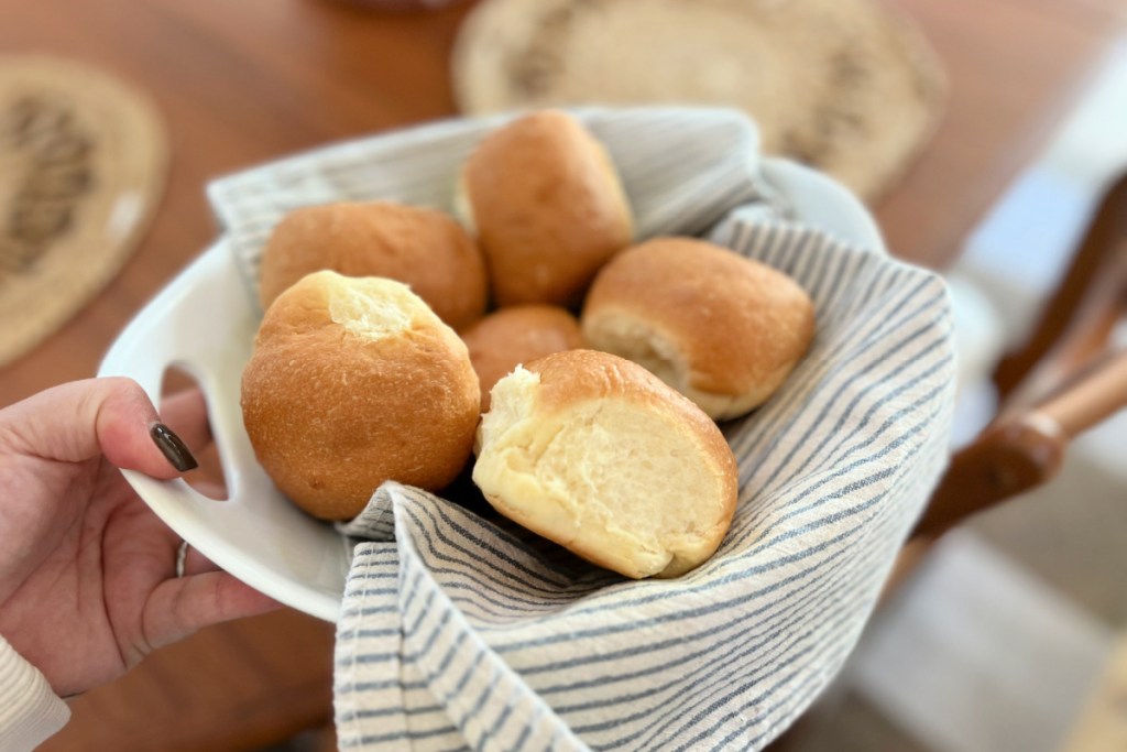 basket of hero brioche keto rolls