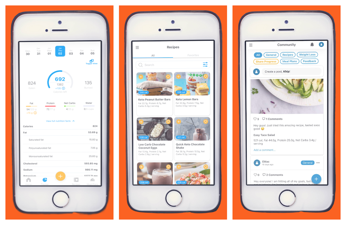 The Total Keto Diet App, one of the best keto apps in 2025
