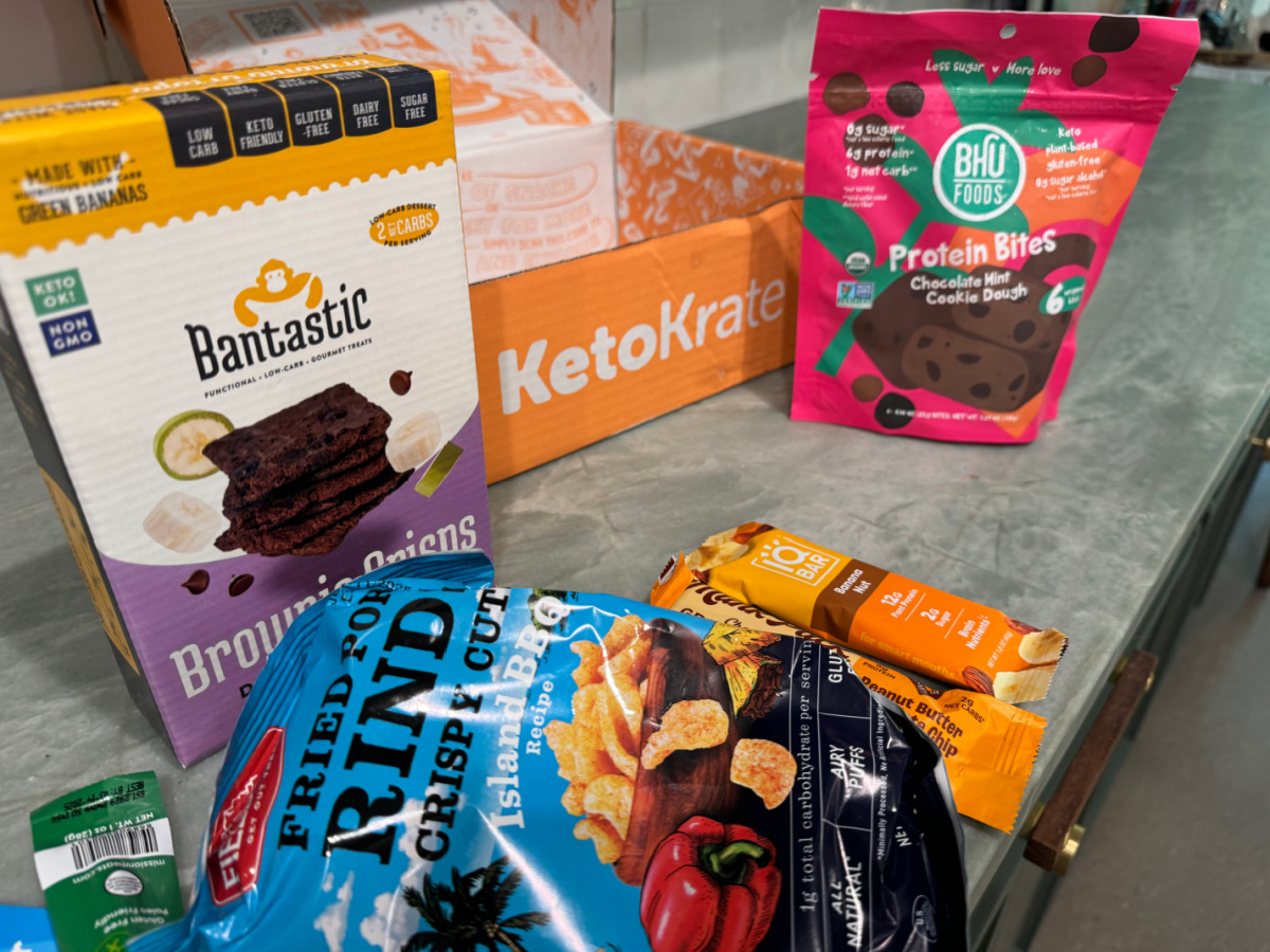 The August 2024 Keto Krate Snack Offerings