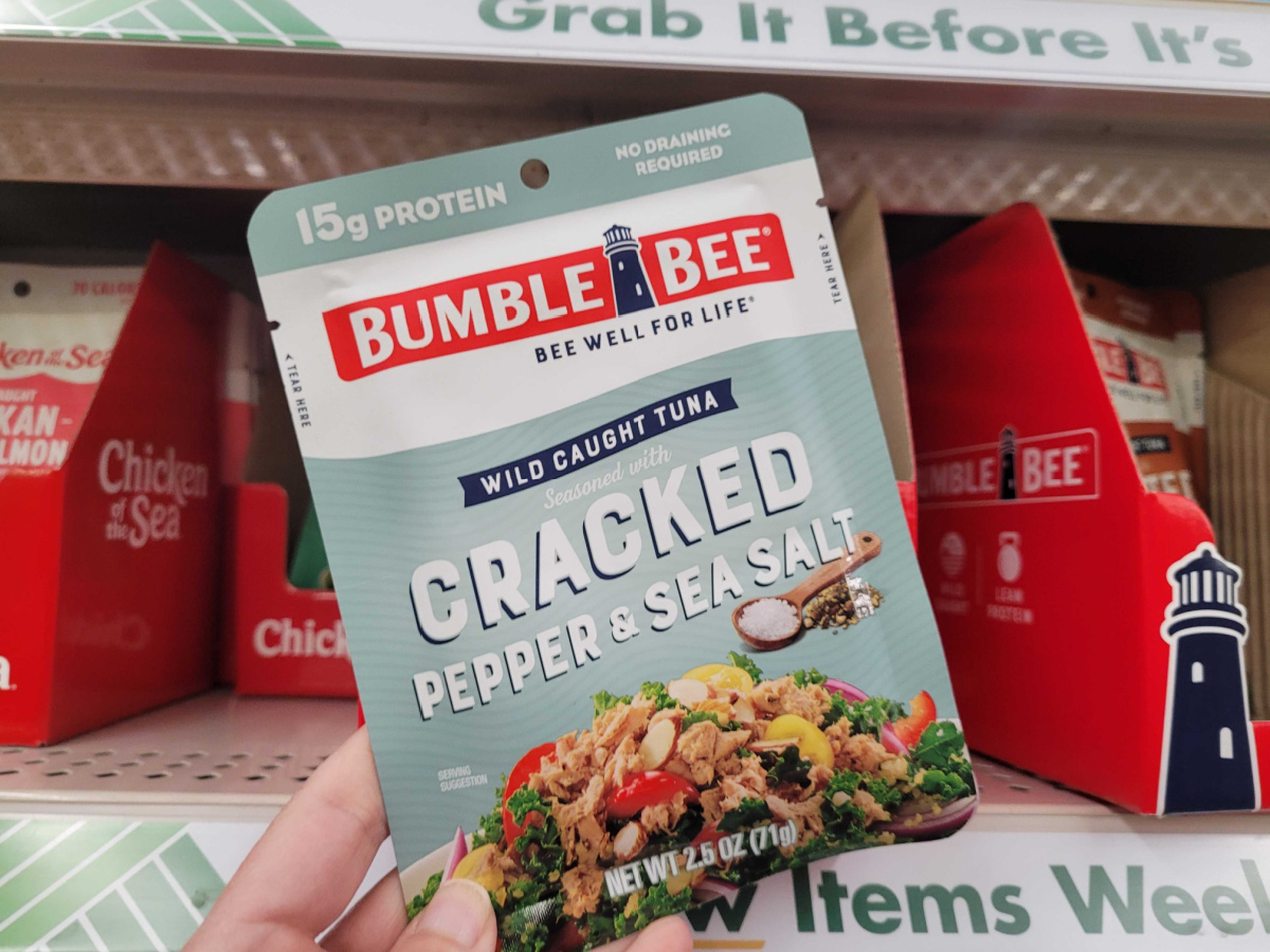 Bumblebee Cracked Pepper and Sea Salt Tuna Pouch 