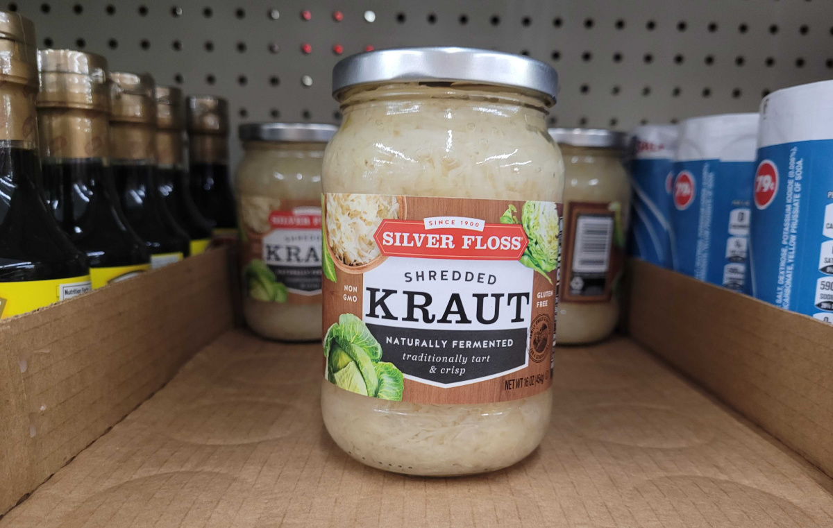 Silver Floss Shredded Kraut, a Dollar Tree Keto Item