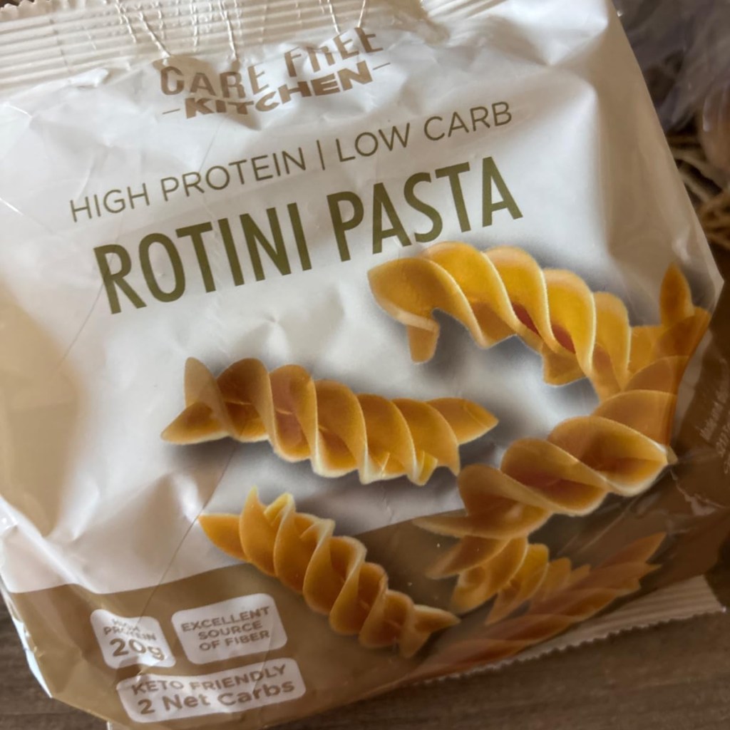 bag of high-protein keto pasta